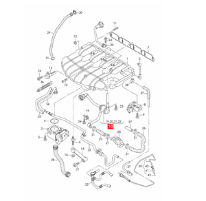 Audi Siat Volkswagen Skoda için egzoz gazı devridaim negatif basınç kontrol vanası 06volkswagen 3781l - Product Image 6