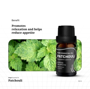 Huile Essentielle Pure de Patchouli Selensia pour Aromathérapie, Parfum Boisé Terrestre Profond, Vente en Gros pour la Peau et l'Apaisement - Product Image 2