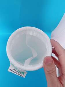 حلول عالية الجودة وفعالة من حيث التكلفة، مورد متخصص لأكياس الترشيح، جوارب ترشيح من مادة البولي إيثيلين 0.5 ميكرون مع حلقة بوليستر - Product Image 6