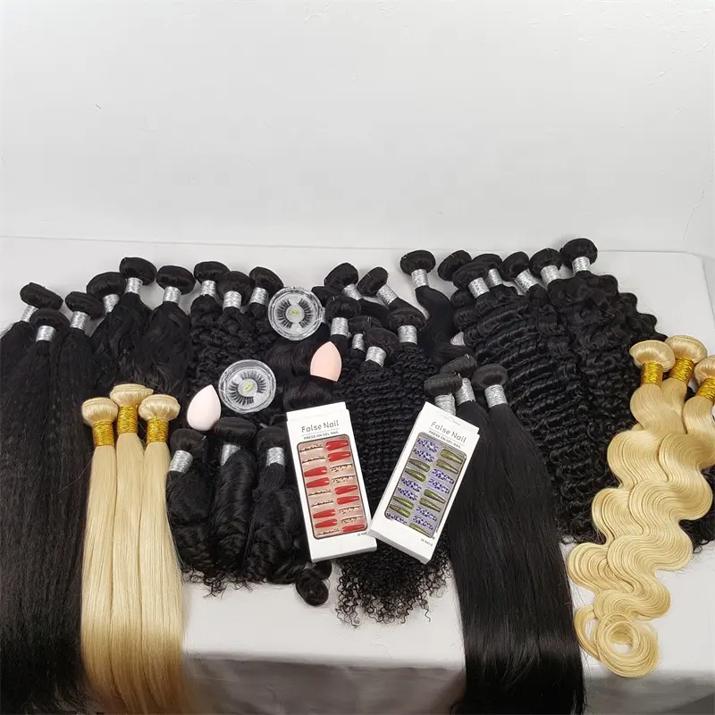 Highknight Wholesale Hair Vendors Bundles 8-40inch Cuticle Aligned 100% Brazilian Virgin Human Hair Extensions For Black Women