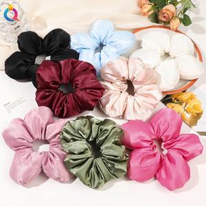 QIYUE cotone satinato riempimento intestino crasso Scrunchies moda avanzata senso accessori per <span class=keywords><strong>capelli</strong></span> donna - Product Image 1