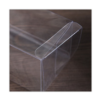 Boîte d'emballage en PVC, boîte transparente, boîte rectangulaire pliable en plastique PP