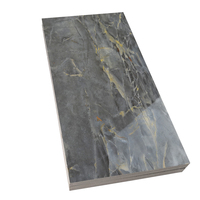 Panneau UV de mur 3D de feuille à haute brillance décorative de PVC de marbre pour d'intérieur