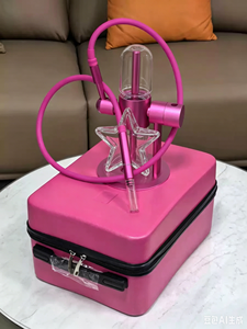 Ensemble de chicha en métal mat <span class=keywords><strong>Gravity</strong></span> Arabic, avec rotation à 360° °   Bol en verre rotatif à double induction gravitaire pour bar et maison, vente en gros - Product Image 5