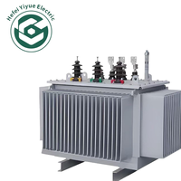 Transformateur immergé dans l'huile triphasé S11 60/50Hz 35KV 6KV 80-200KVA 22KV/0.4KV pour alimentations électriques