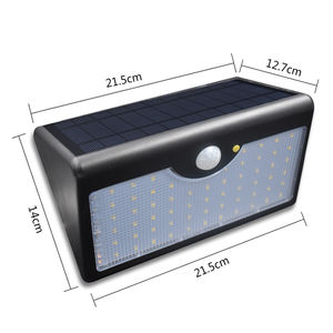 Lampe solaire étanche IP65 avec contrôleur pour jardin extérieur, mur, clôture, cour, nouvelle lampe solaire 1300lm 60 LED 5 modes - Product Image 5