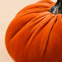 Décorations de citrouilles en velours faites à la main pour Thanksgiving, l'automne, Halloween, le jardin, la maison, la table – Vente en gros 3D très prisée