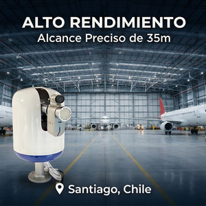 Canon à eau automatique WCR-10, débit de 20 L/s, portée de 50 m, moniteur d'incendie électrique pour entrepôt - Product Image 5