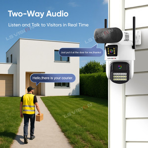 LS tầm nhìn PTZ không dây IP an ninh <span class=keywords><strong>Bluetooth</strong></span> loa máy ảnh hỗ trợ hình người phát hiện âm thanh thông minh và báo động ánh sáng - Product Image 3