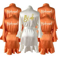 Nouvelles Robes de Mariée à Volants – 15 Couleurs – Robe de Mariée en Satin de Soie à Volants pour l'Été – Robes de Demoiselle d'Honneur et de Nuit pour Femmes