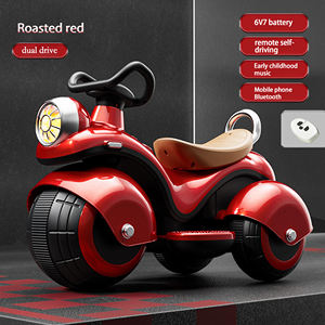 Wiederaufladbares Ferngesteuertes Spielzeugauto Elektrisches Motorrad Dreirad für Kinder von <span class=keywords><strong>2</strong></span> bis 4 Jahren Kunststoff Batteriebetrieben - Product Image 5