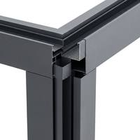 Pergola en aluminium motorisée intelligente à toit à lamelles réglables avec drainage intégré et canalisation d'eau pour restaurant, hôtel, terrasse