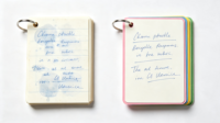 Cartes d'indexation premium à lignes épaisses, couleurs améliorées, modèle économique, cartes flash avec trous pour l'étude, le bureau, la planification, les mémos et les enregistrements