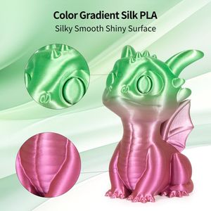 OEM/ODM <span class=keywords><strong>ISANMATE</strong></span> Nouveau filament de soie dégradé PLA brillant 300 mm/s pour imprimante 3d Nouveau 4 couleurs - Product Image 3