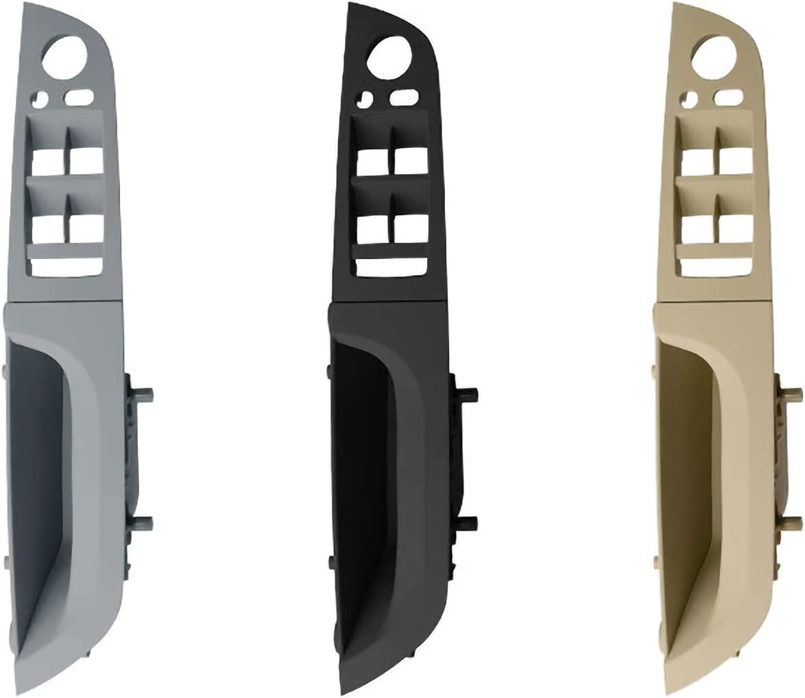 Maniglia Bracciolo Porta Interna Con Interruttore Per BMW Serie 5 F10/F11/F18 (2010-2017) – Guida A Destra (RHD), Beige, Senza Pulsante Specchi