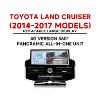 Radio Multimedia Estéreo para Auto Android 15 con GPS, DSP y RGB de 12.3 Pulgadas, Android Auto y Carplay para Land Cruiser 2014-2017, Venta al Por Mayor