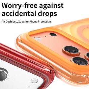Funda Magnética Translúcida Mate con Diseño Ondulado para iPhone 18 17 16 Pro Max, Compatible con Carga Inalámbrica, Botones con IA, Cubierta Protectora - Product Image 4