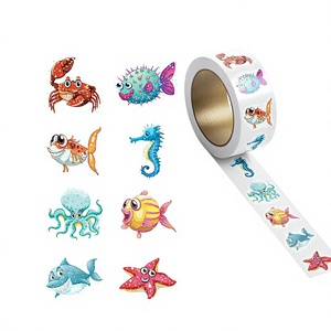 Autocollant de homard découpé au laser, récompense pour les enseignants de maternelle, étudiants du primaire, décoration DIY, scellage JC-609 Laser - Product Image 1
