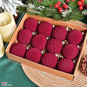 Bolas de Navidad de Plástico Modernas, Duraderas, Impermeables, de Terciopelo, Ecológicas, Personalizadas al por Mayor - Product Image 6