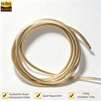 Câble audio DIY en vrac YIVO XSSH 8 brins 99,99% 4N Cuivre OCC plaqué or OFC OEM ODM blindé XLR RCA