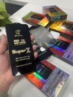 Nouveau Verre Trempé Anti-statique OG Super X Anti-traces de Doigts en Gros pour iPhone 14 Plus 15 16 Pro Max