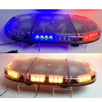 Golddeer, nuevas luces LED de advertencia de seguridad de emergencia, rojo y azul para camión, techo de coche, minibar estroboscópico con ángulo de haz de inundación