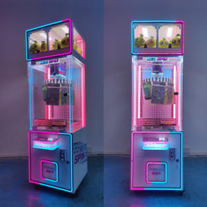 Máquina de Juego <span class=keywords><strong>Arcade</strong></span> Neo-Spin Mini Clip, Popular Máquina de Grúa de Premios con Monedas y Caja de Premios - Product Image 2