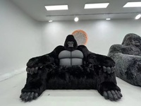 Nouvel Arrivage : Ensemble de Canapés Designer Ours Monstre, Canapé King Kong en Forme de Gorille pour Salon et Mobilier de Maison