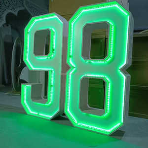 LEDA Modern NEW ARRIVAL Custom Party Decoration 4ft <b>Led</b> Marquee Letters MARRY ME Light <b>Number</b> Letters Proposal Props - Product Image 3