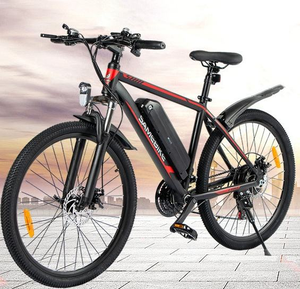 Vélo de montagne électrique, cadre en aluminium, batterie au lithium 48V, 21 vitesses, pour hommes et femmes, pour les trajets quotidiens et les terrains accidentés - Product Image 4