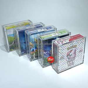 Boîte en acrylique SHP 6 mm pour l'enchère de cartes Pokémon - Pack d'extension Scarlet & Violet : Snow Hazard Acrylic avec couvercle magnétique - Product Image 4