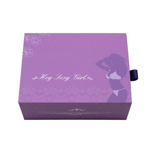 Boîtes cadeaux de luxe personnalisées en papier kraft, style tiroir, pour vêtements, cosmétiques, perruques, chaussettes, fourrures - avec gaufrage et pelliculage mat - Product Image 6