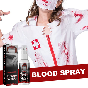 Spray de plasma de poisson Jue Fish, sang simulé, <span class=keywords><strong>film</strong></span> décoratif vampire zombie pour maquillage TV, 30ml, colorant alimentaire à base d'amidon, vente en gros OEM - Product Image 3