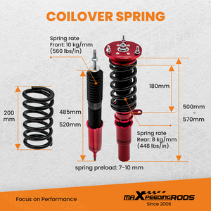 Amortiguadores de Suspensión Ajustables MaXpeedingrods para <span class=keywords><strong>BMW</strong></span> Serie 3 E90 <span class=keywords><strong>E91</strong></span> 330i 335i 325i 320d 320i 330d 323i - Product Image 4