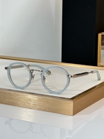 Gafas de Montura Redonda Pequeña de Moda Vintage de Alta Calidad para Mujer, Gafas Ópticas de Metal Estilo Punk para Hombre con Protección Anti-Luz Azul