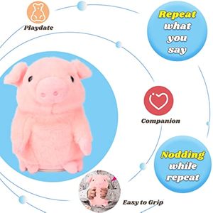 Annuendo giocattolo animato interattivo elettrico che parla regali <span class=keywords><strong>di</strong></span> peluche per bambini che parlano maialino ripete quello che dici giocattolo - Product Image 4