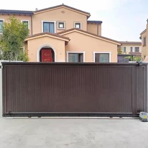 Système de <span class=keywords><strong>portail</strong></span> coulissant automatique en aluminium de luxe sur mesure, <span class=keywords><strong>portail</strong></span> de <span class=keywords><strong>garage</strong></span> <span class=keywords><strong>motorisé</strong></span> intelligent, modélisation 3D pour villa - Product Image 6