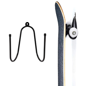 4 Pack Skateboard <strong>Wall</strong> <strong>Mount</strong>, Skateboard Hooks <strong>Wall</strong> Hanger Rack W Style <strong>Wall</strong> Display Holder <strong>for</strong> <strong>Sword</strong>, Guitar, Longboard - Product Image 3