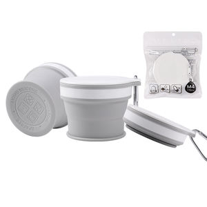 Hot Sale Premium Personalizável Drinkware 170ML Silicone Fugas Dobrável Copo De Café De Silicone Retrátil Copo Dobrável - Product Image 1