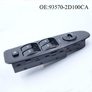 Interrupteur de fenêtre ABS neuf 93570-2D100CA pour Hyundai Elantra 2001-2006, modèle à montage direct - Product Image 1