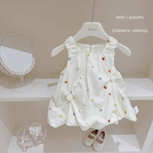 Child Star Circle Girls Sleeveless Dress Breathable Summer Vest Dress For Little Girls - Product Image 2