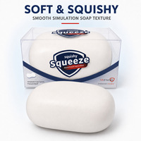 Blocs de construction souples et boules de savon transfrontalières faites à la main, formes cacahuète et fraise, en matériau TPR, pour 14 ans et plus, emballage cadeau