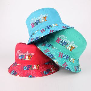 Diseñador de moda Reversible Sombrero con logotipo personalizado Todo impreso y bordado Sombrero de pescador - Product Image 2