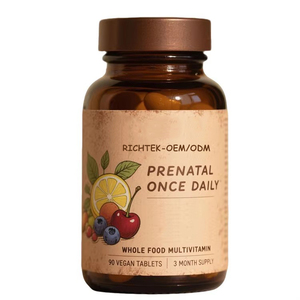 Les comprimés de multivitamines pour femmes comprennent un C D <span class=keywords><strong>E</strong></span> K <span class=keywords><strong>B12</strong></span>, de l'acide folique, de l'iode, du zinc, du sélénium, du manganèse et du chrome pour les femmes enceintes - Product Image 1