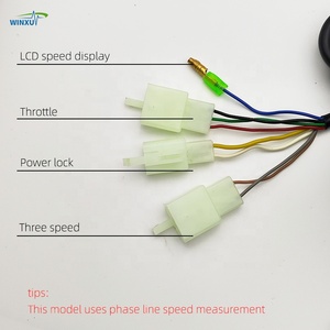 Pantalla LCD para Patinete Eléctrico, Acelerador de Manillar con Indicador de Velocidad, Voltaje y Kilometraje, 3 Velocidades, Función de Bloqueo con Llave - Product Image 6