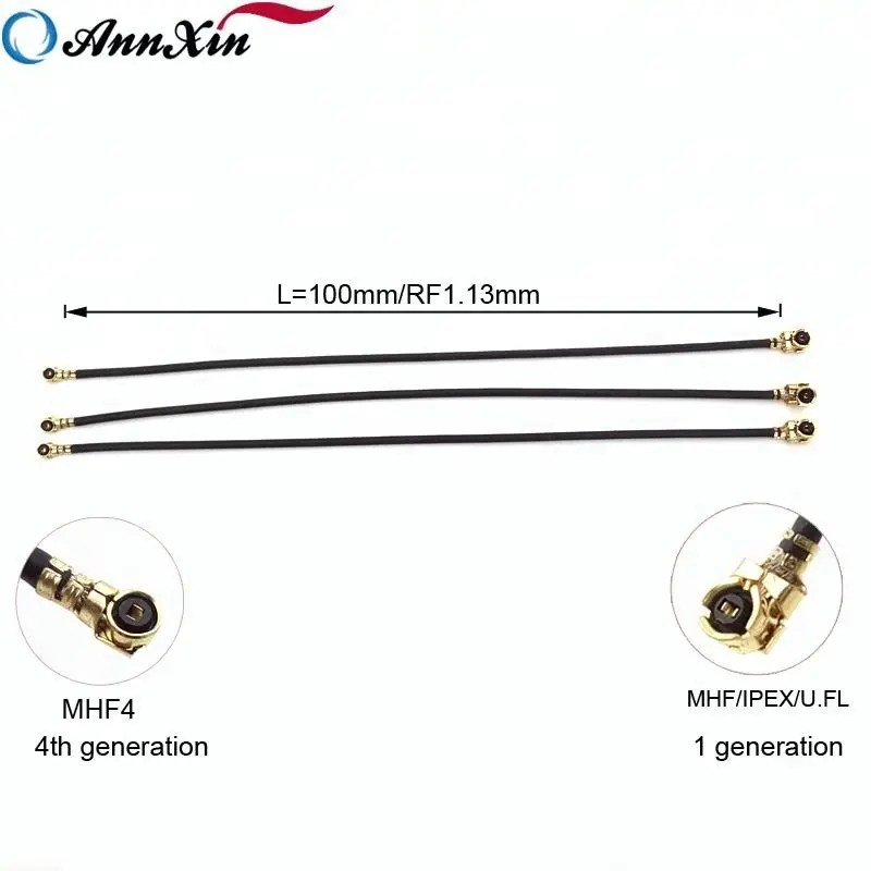 Großhandel Rg 1.13 RF-Kabel 3 Schneckenrot Ipex4 Mhf4 interner Anschluss Ipex Mhf I Antenne 1.13 Mhf Ipex 20278-112R-13 Stecker