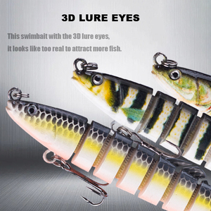 8 nối đa nối Pike câu cá thu hút harad nhựa cát lươn câu cá thu hút - Product Image 5