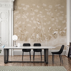 Papier peint <span class=keywords><strong>mural</strong></span> 3D personnalisé, magnolia, oiseaux, peintures murales pour hôtel, fond de télévision, salon, mur du canapé, décoration de la maison - Product Image 5