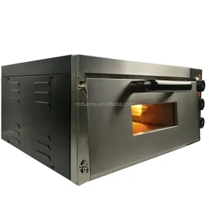 Điện mini thương mại một lớp đá tự động cơ sở sử dụng nhà thép không gỉ Mua Lò nướng pizza điện Ý thợ làm bánh Pizza