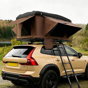 Carpa de techo impermeable para 2 personas, de aluminio, con carcasa rígida ABS, para verano, 4x4, todoterreno, para acampar en coche. - Product Image 1
